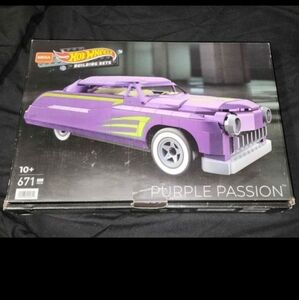 Hot Wheels - Purple Passion Car - Building Set